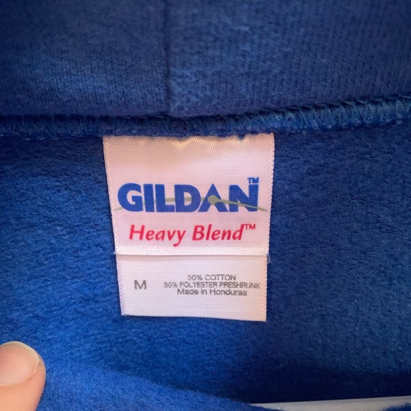 Blue M&M Sweatshirt Hoodie Men’s Medium - Picture 3 of 3